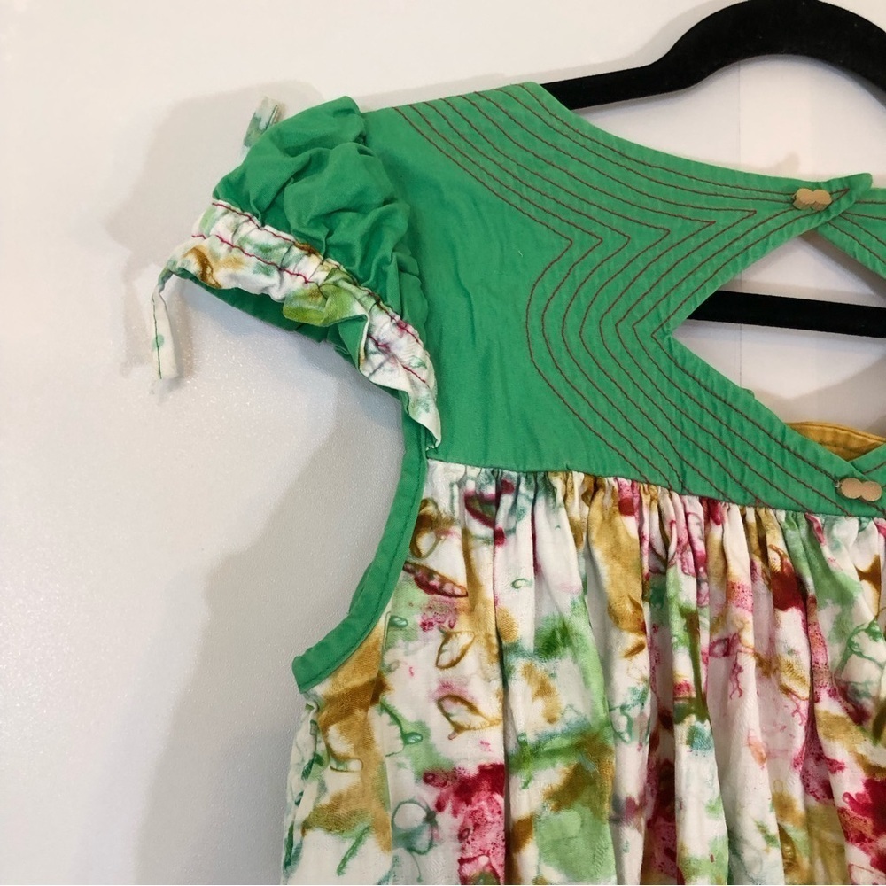 Vintage 60s-70s Multi Tie Dye Muu Muu/Lounge/Beach/Sun Dress - Picture 10 of 11